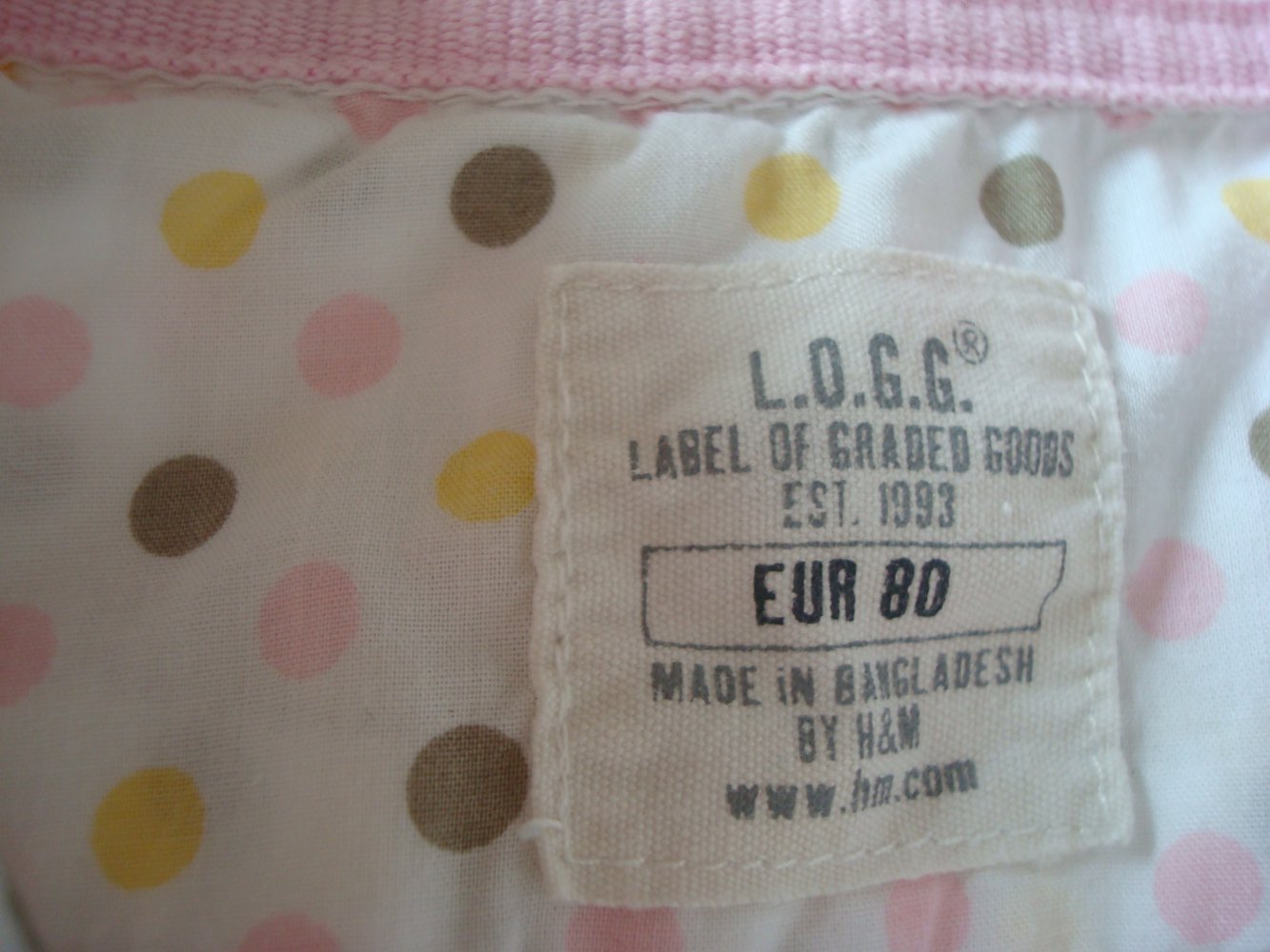 süße Bluse mit Punkten von L.O.G.G.