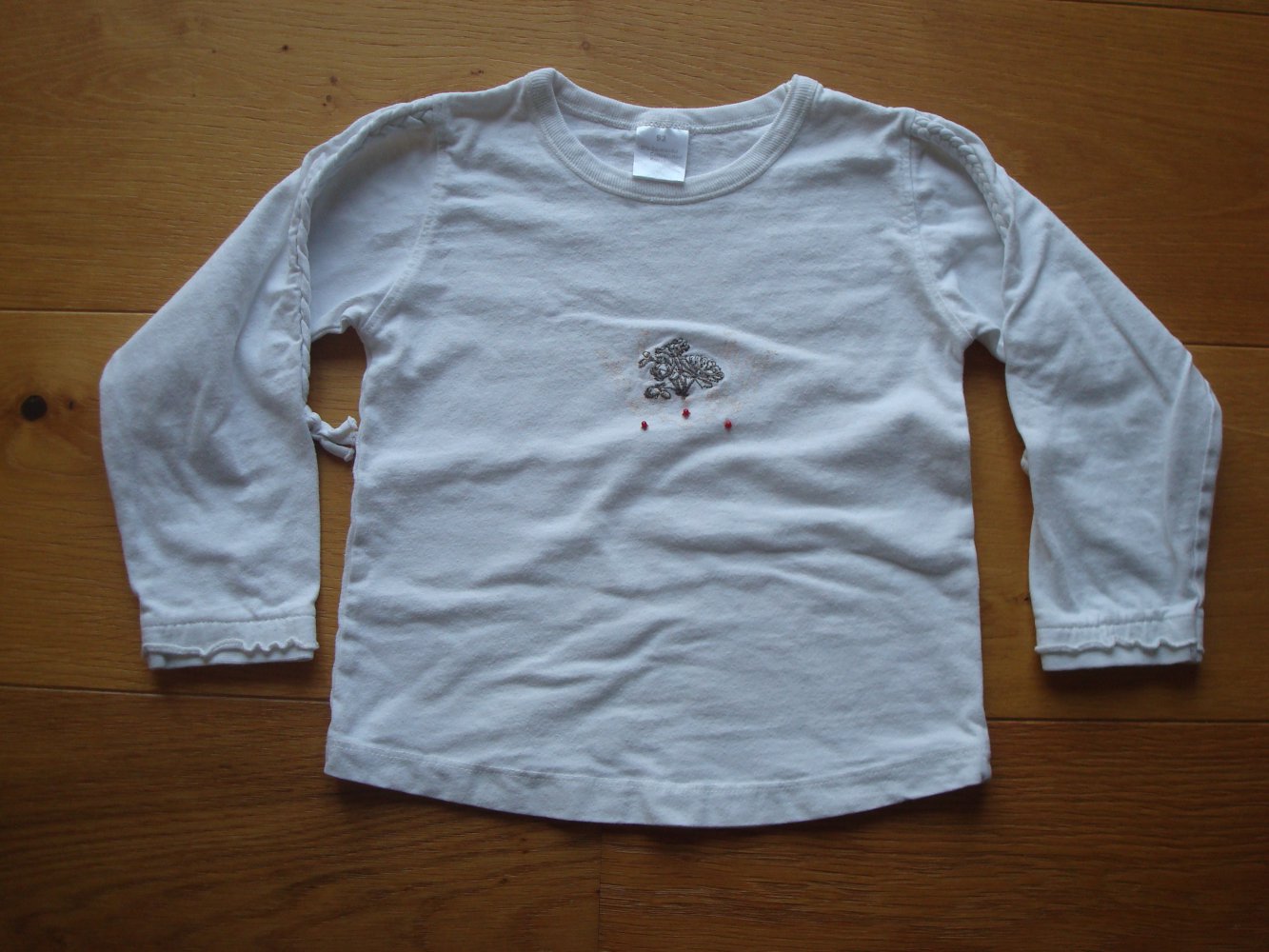 Shirt, Langarmshirt, Longsleeve mit Zopfmuster
