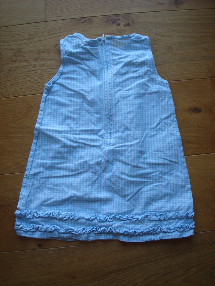 süßes blauweiß kariertes Kleid, Sommerkleid