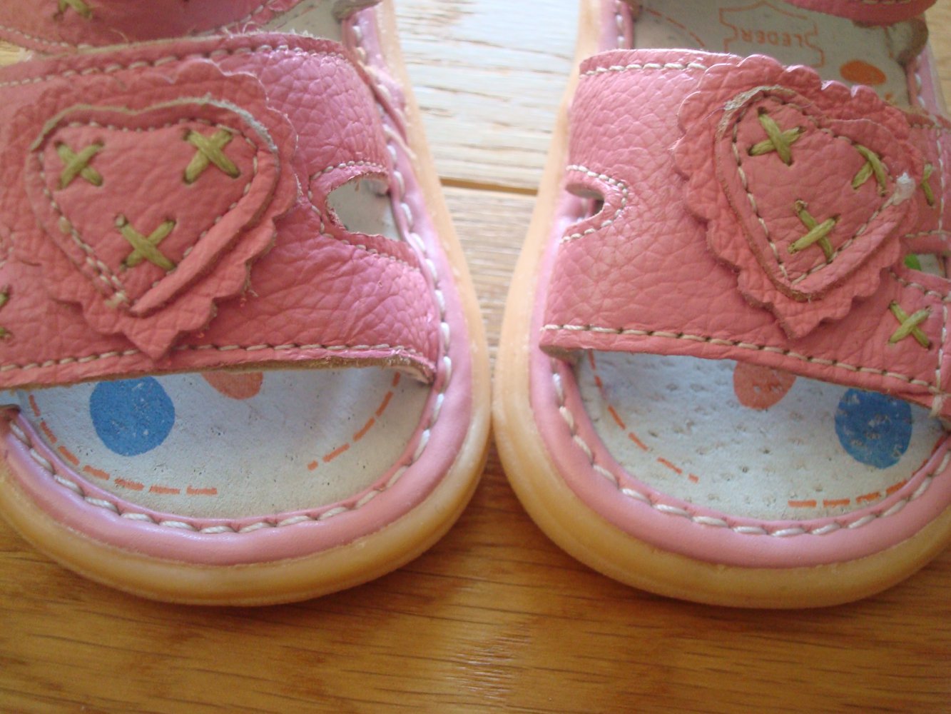 süße Sandalen, Lauflernschuhe in Rosa Gr. 19