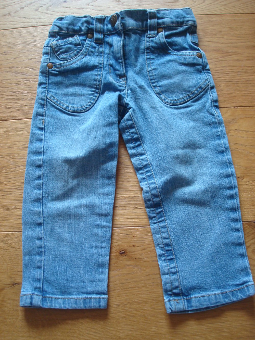 Jeans für Mädchen, Mädchenjeans mit verstellbarem Bund