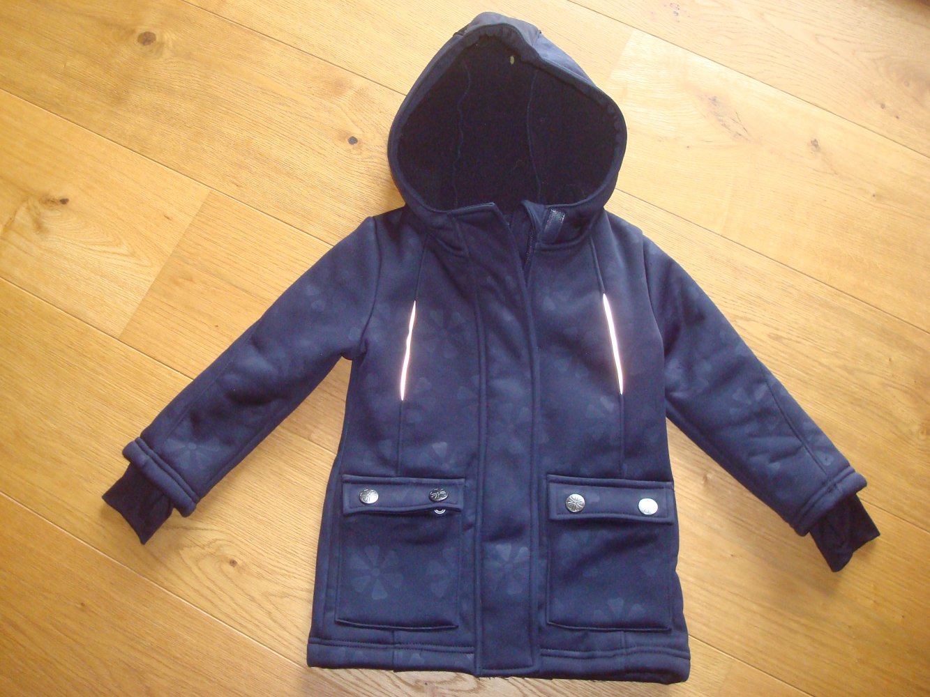 warme Jacke, Softshelljacke mit Kapuze, Mantel für Mädchen