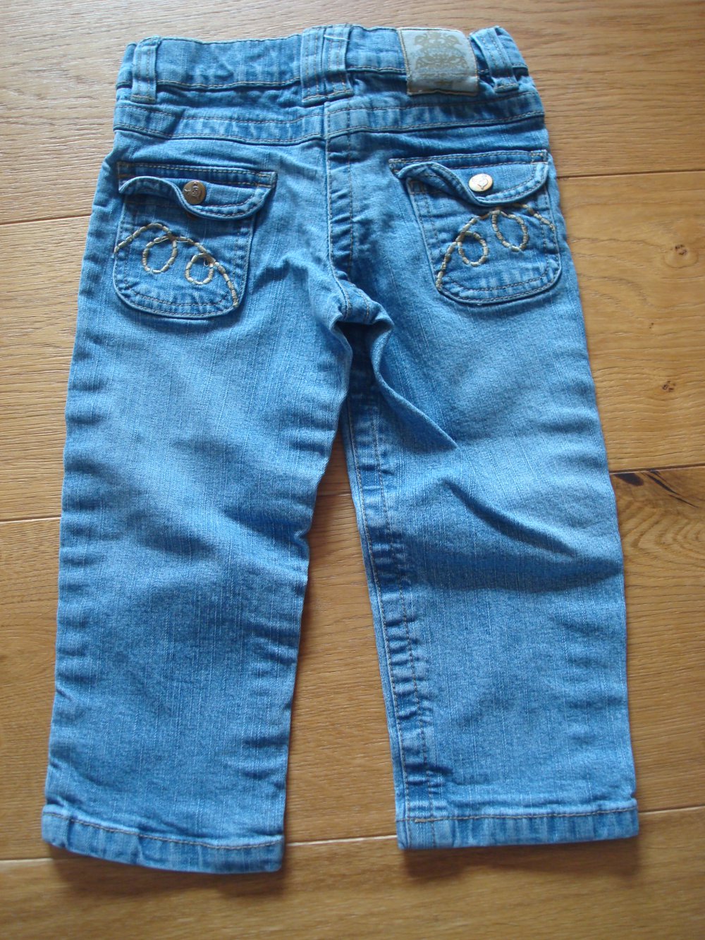 Jeans für Mädchen, Mädchenjeans mit verstellbarem Bund