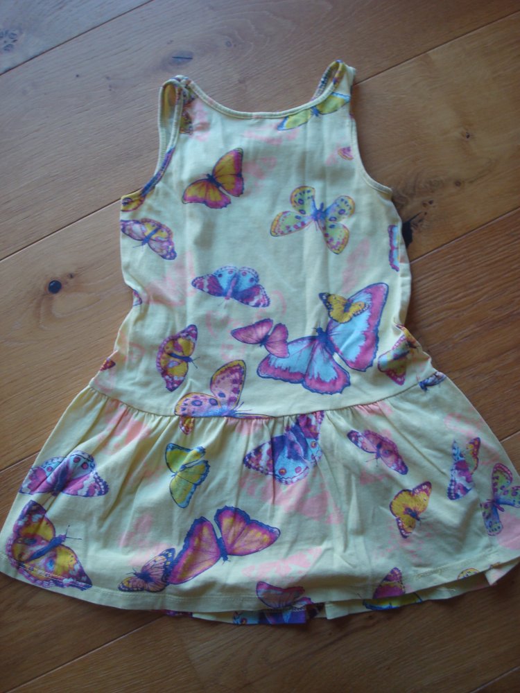 Sommerkleid, Kleid mit Schmetterlingen