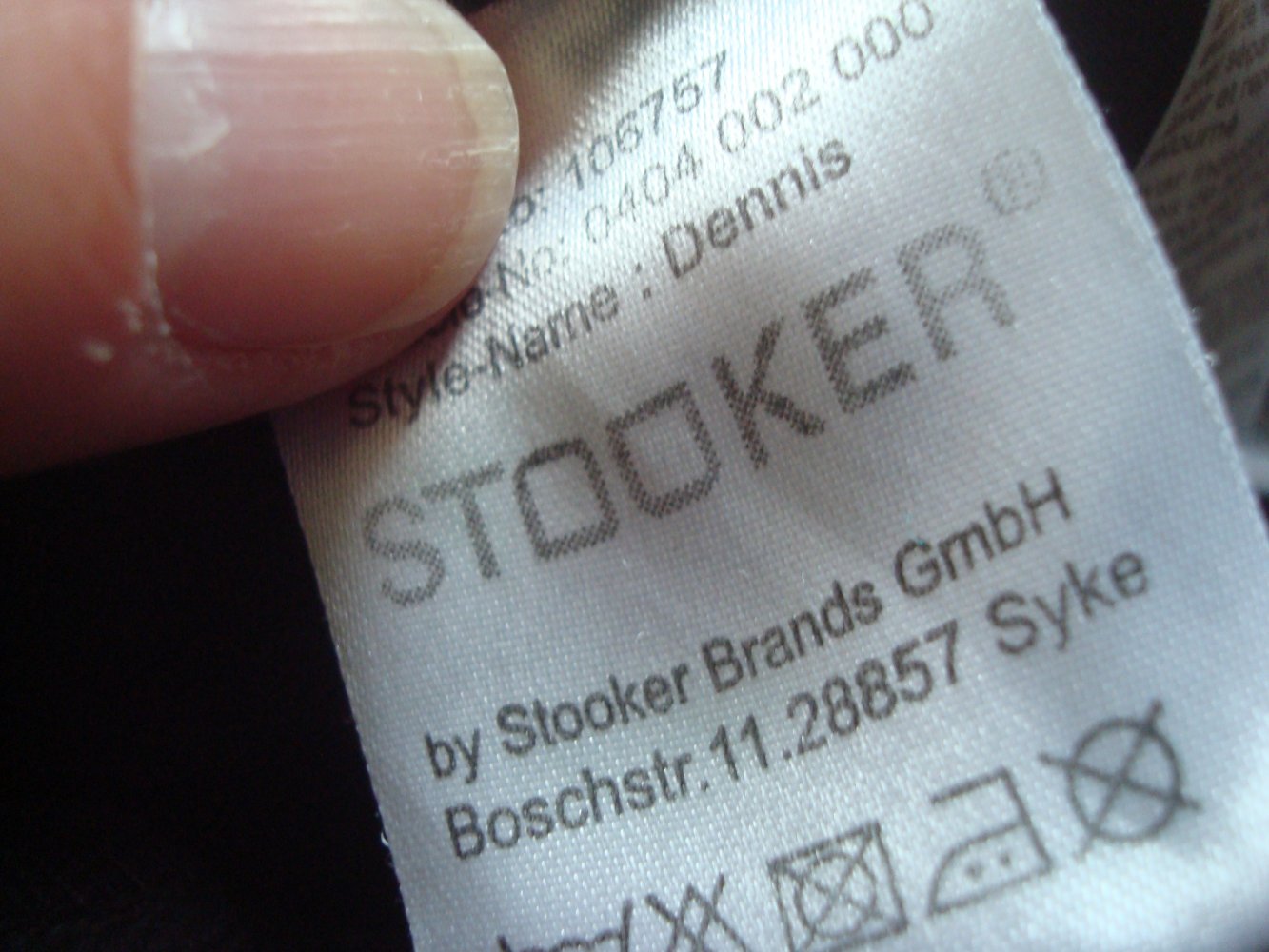 Hose, Jeans in Schwarz von Stooker