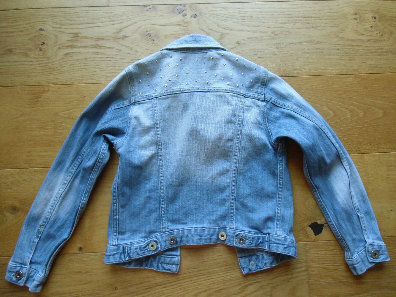 Jacke, Jeansjacke mit Strass