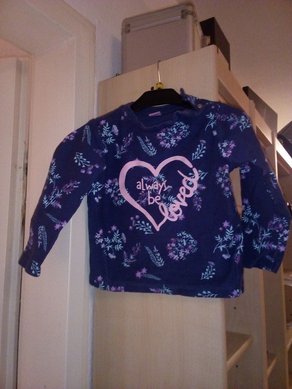 Baby Sweatshirt mit Message-Print Gr 92