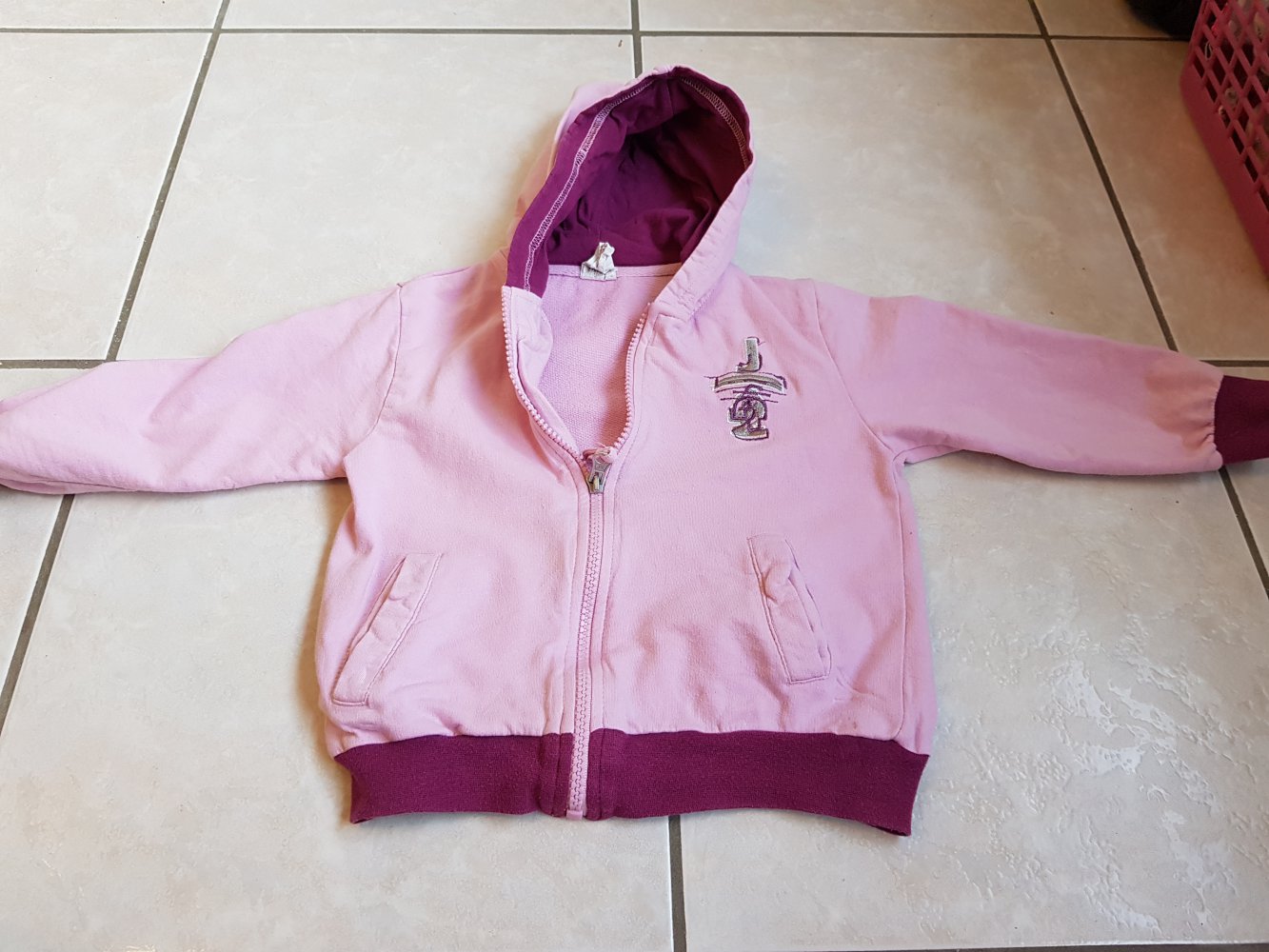 Strick /Sweatshirtjacke Gr 98/104