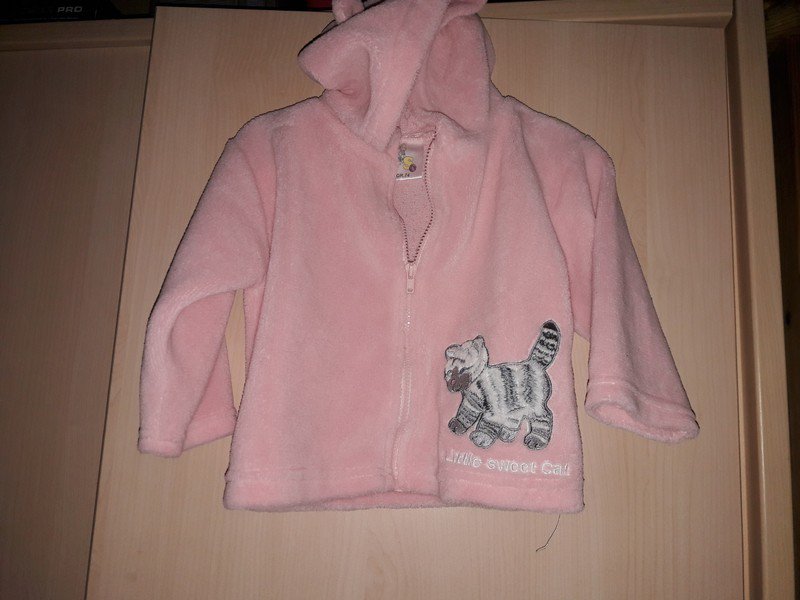 Kuschlige Sweatshirt/ Strickjacke Gr 74