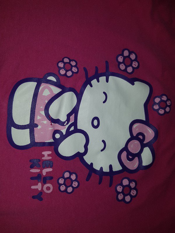 Langarmschirt Gr 98/104 Drück löst sich etwas