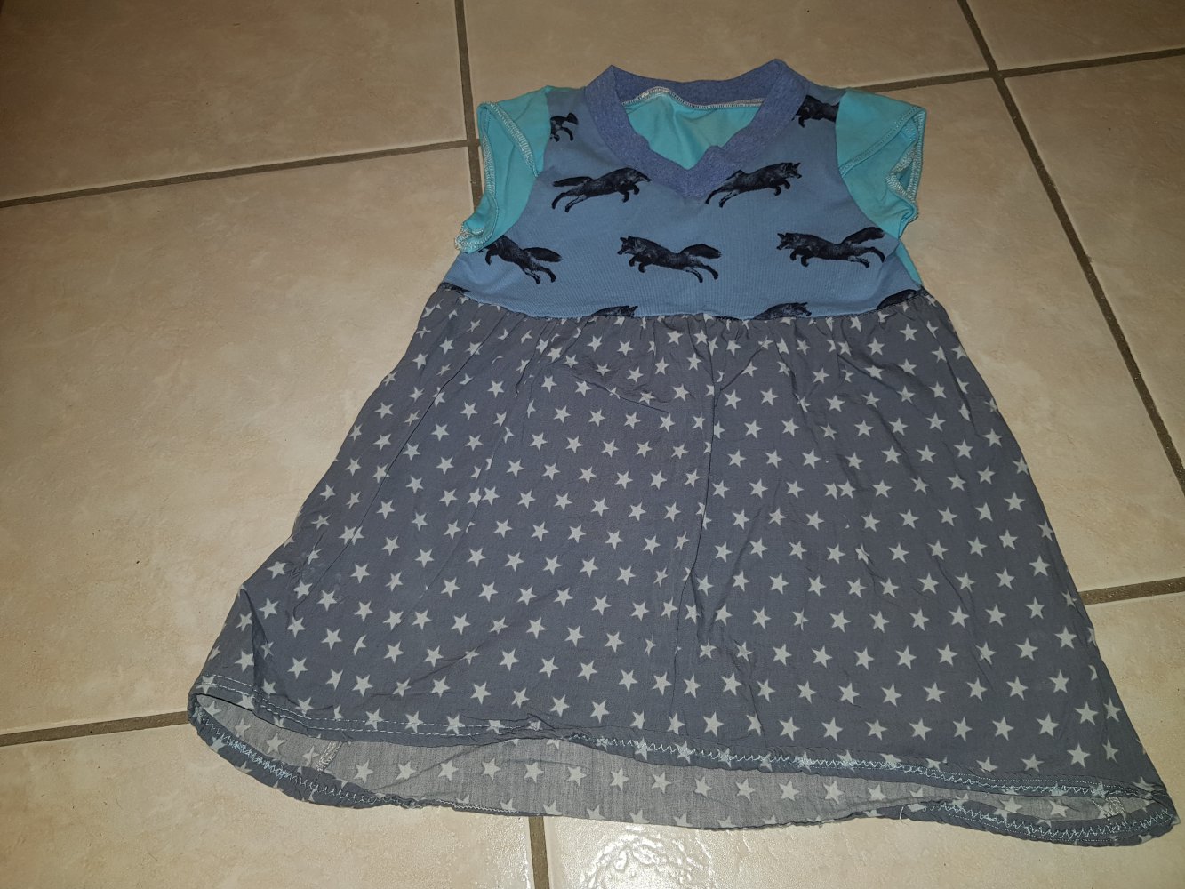 selbstgenähtes  Kleid Gr 86