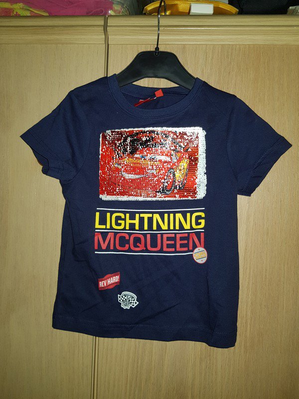 Cars Wendepailletten T-Shirt 92 cm