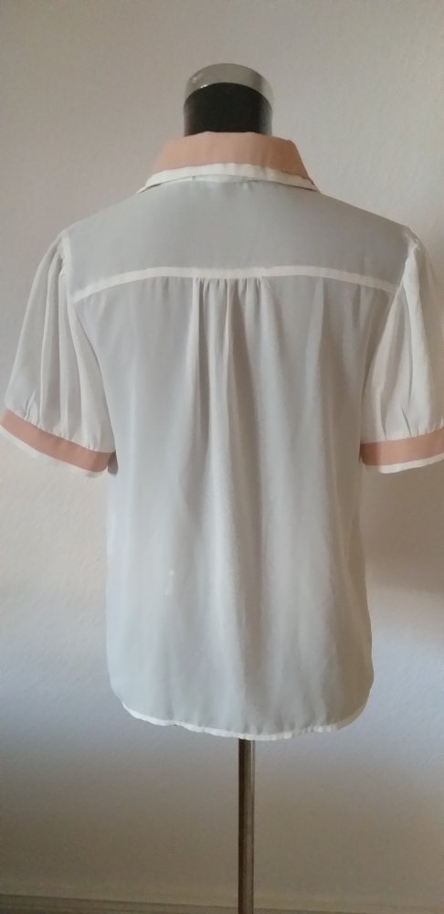 Primark Bluse mit Bübchenkragen Gr. M 40