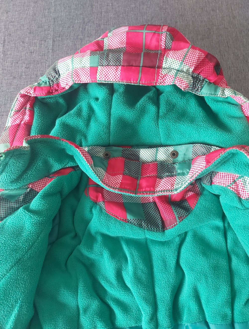 karierte Winterjacke gr.92