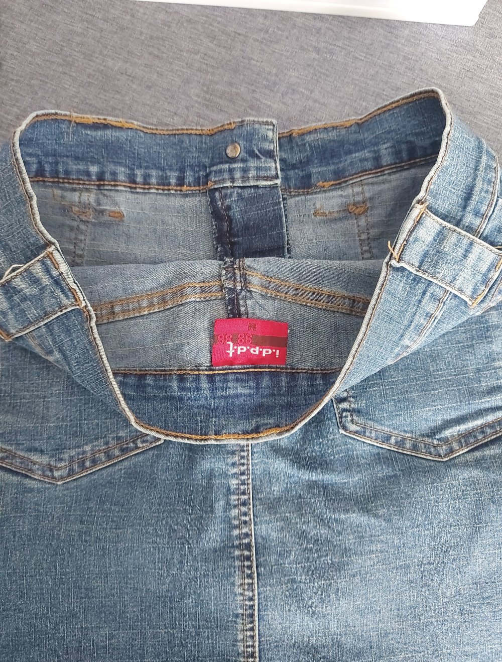 Jeans Minirock Gr. M