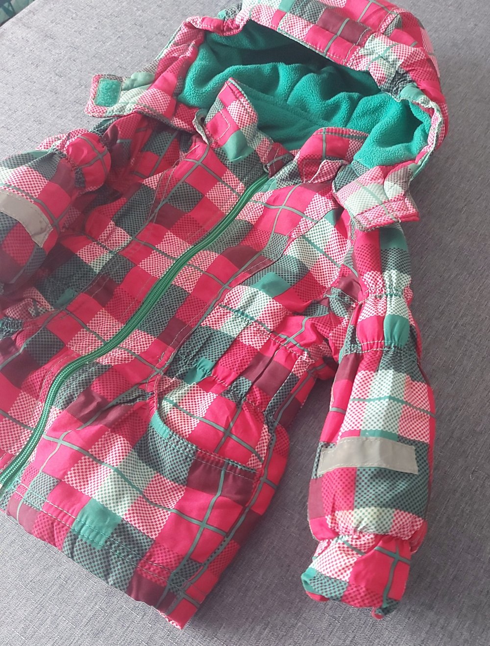 karierte Winterjacke gr.92