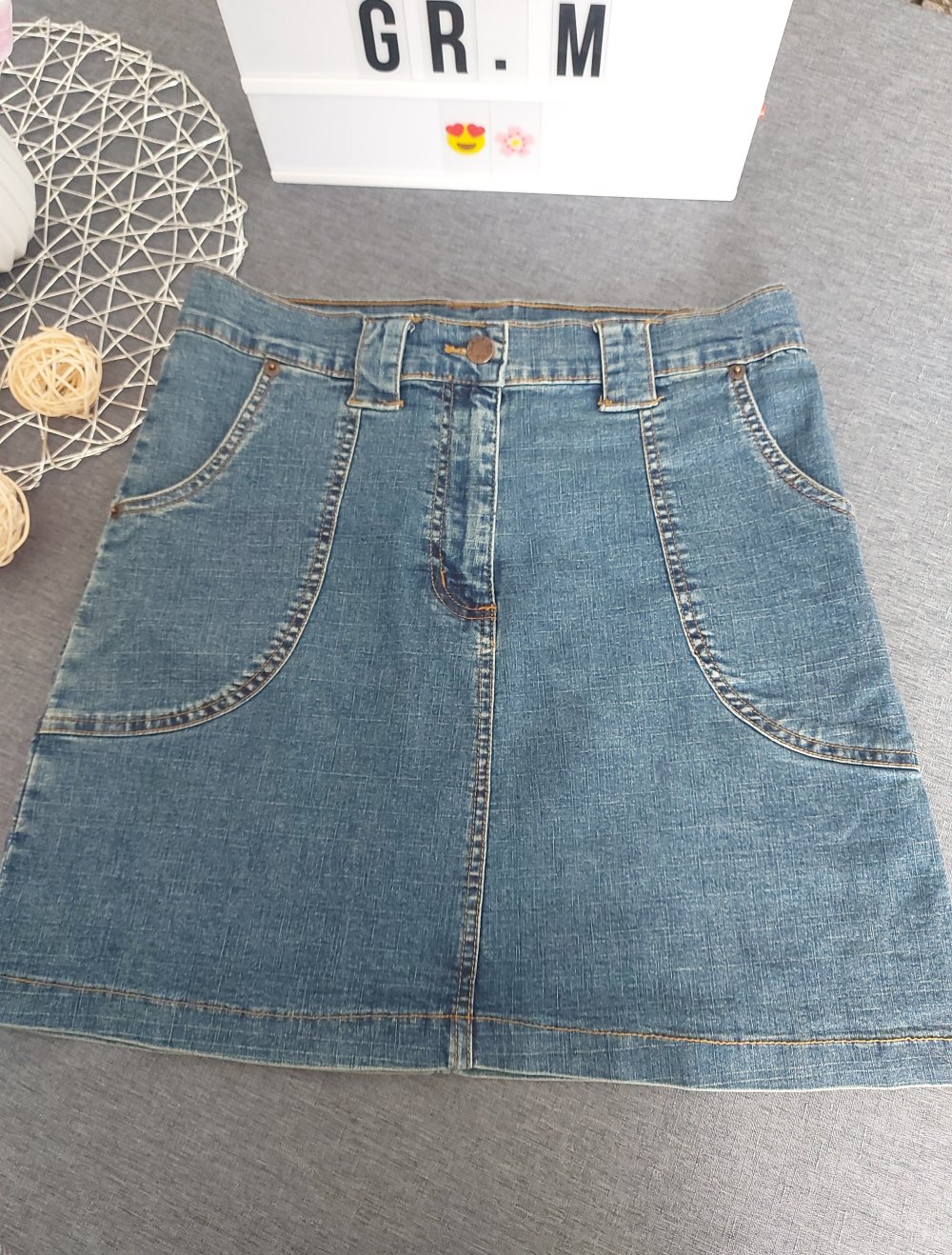 Jeans Minirock Gr. M