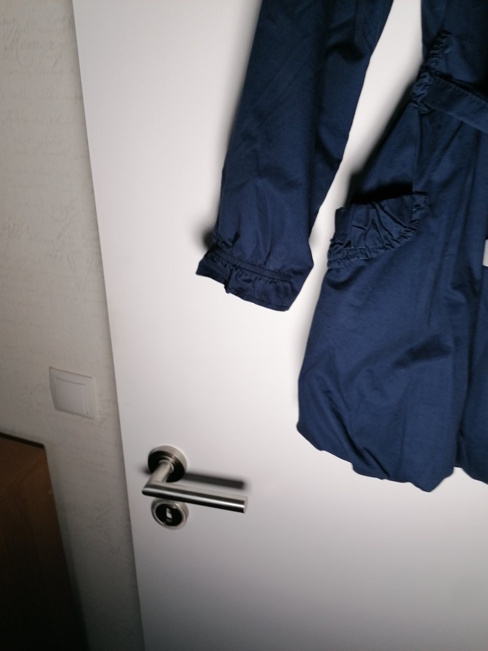 Dunnes: dunkelblauer leichter Mantel Gr. 134