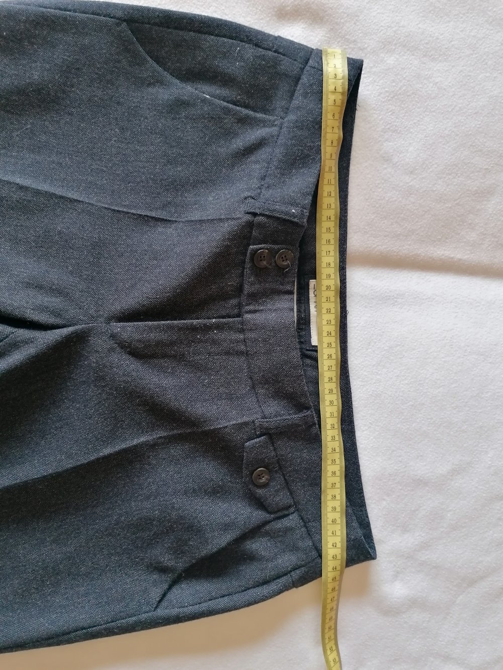 Esprit: dunkelblauer Anzug aus Wollemix Gr. 40