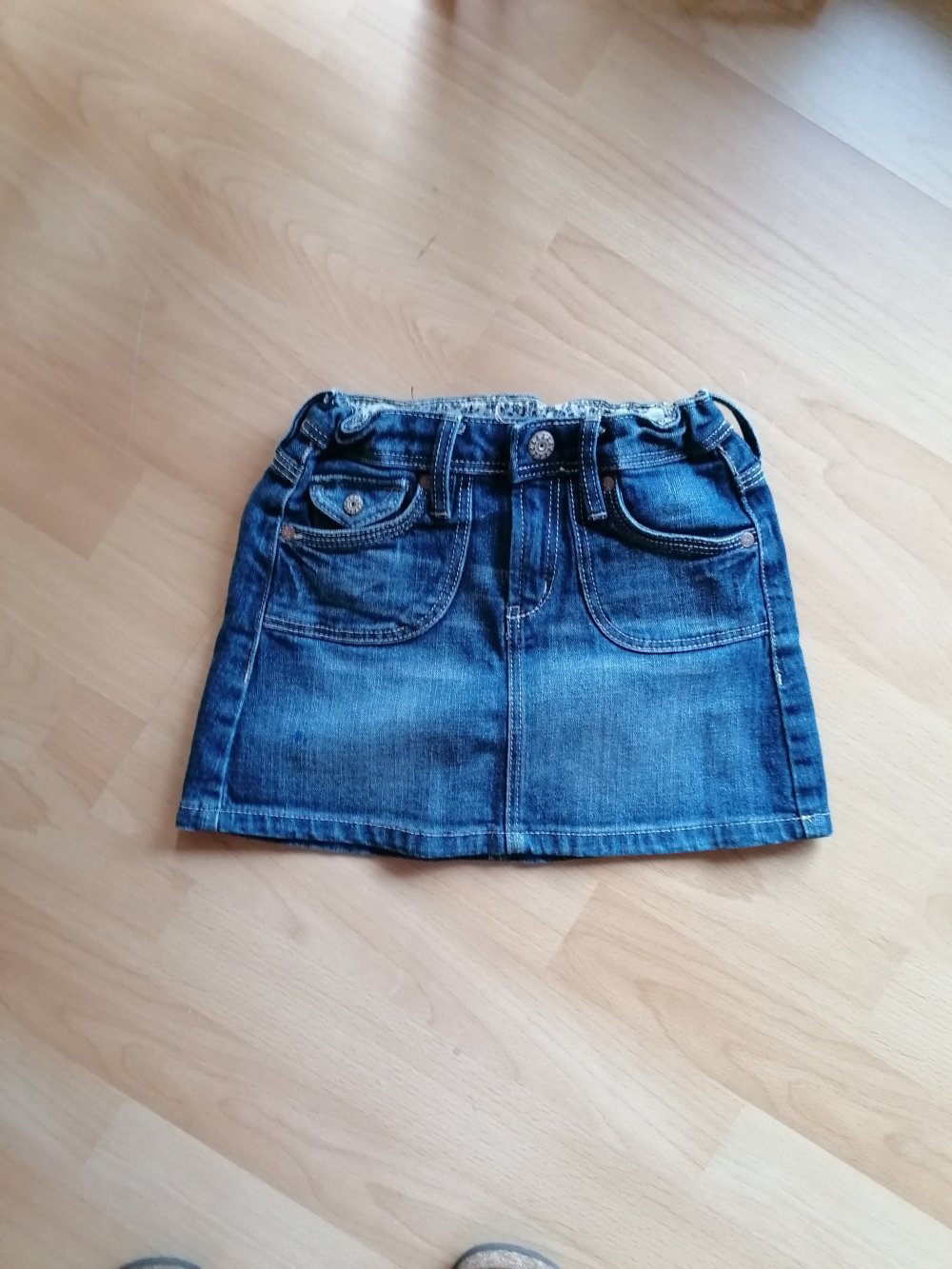 Schlichter Jeansrock Gr. 116