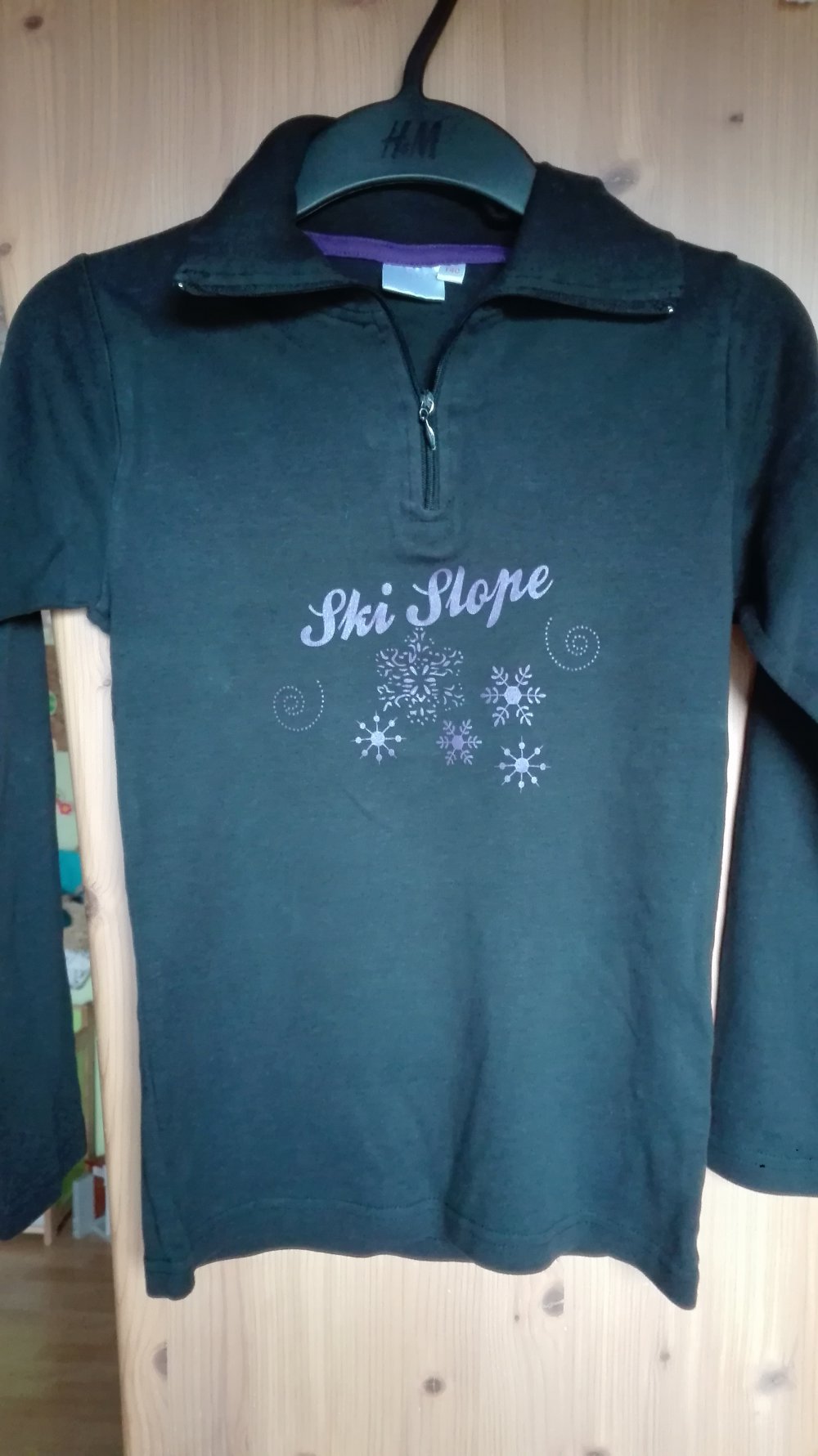 Langarmshirt mit Kragen Gr. 140