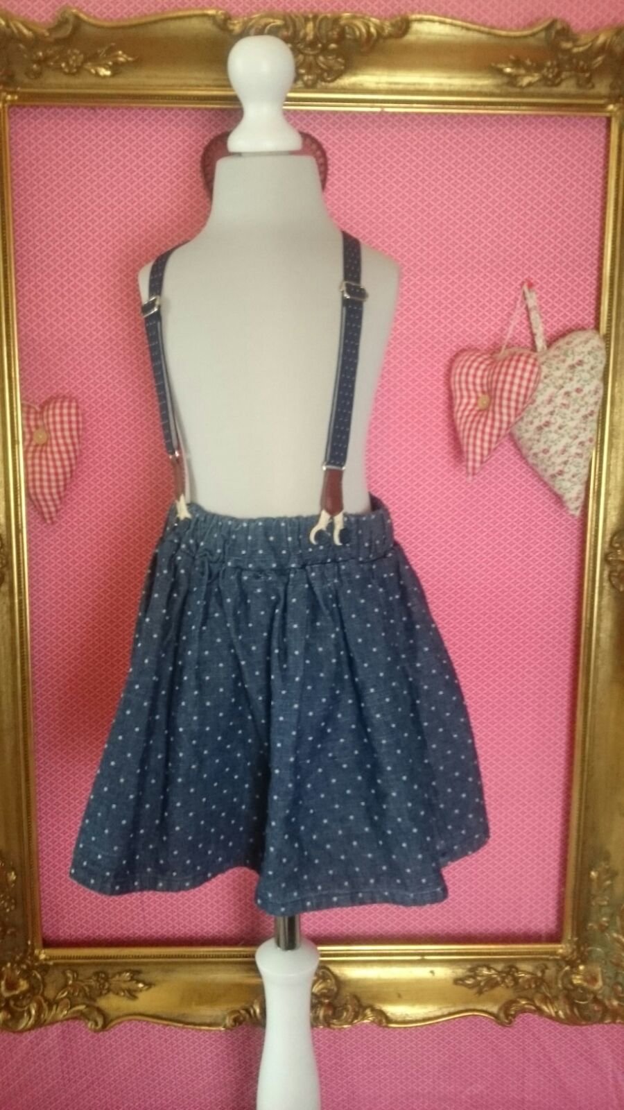 Young Dimension: Rock mit abnehmbaren Hosenträgern Gr. 122