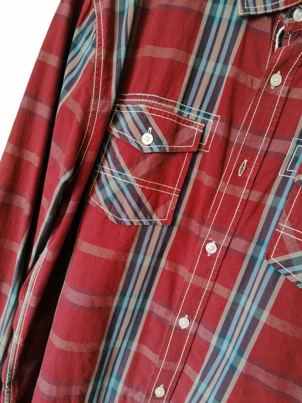 Red Wood: tolles kariertes Freizeithemd Gr. L