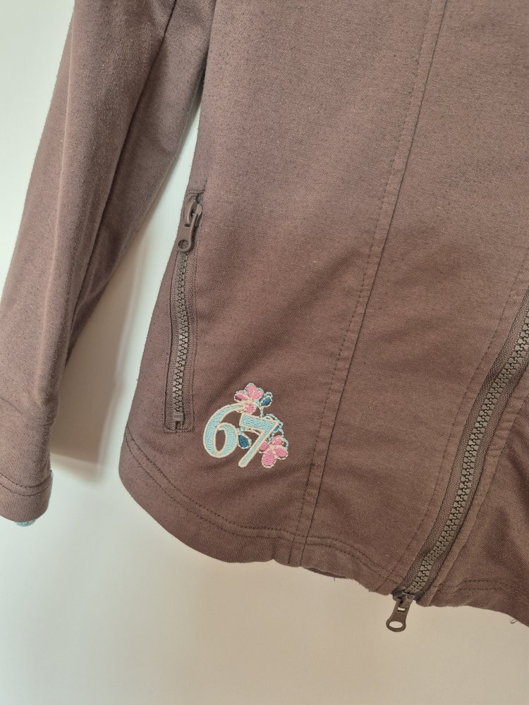 Steeds: Sweatjacke mit bunter Stickerei Gr. 152