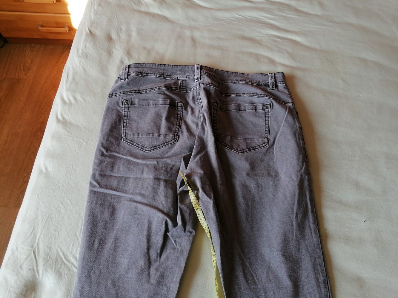 Multiblu: hellgraue Hose Gr. 40