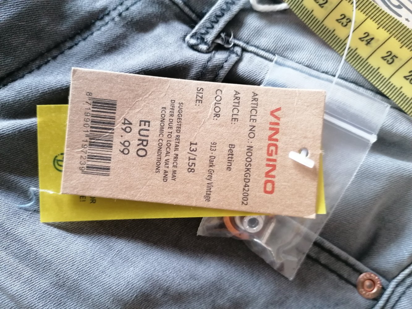 Vingino: graue Jeans 