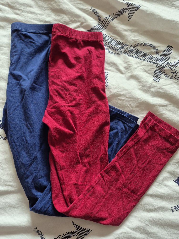 Doppelpack Leggins Gr. 134/140