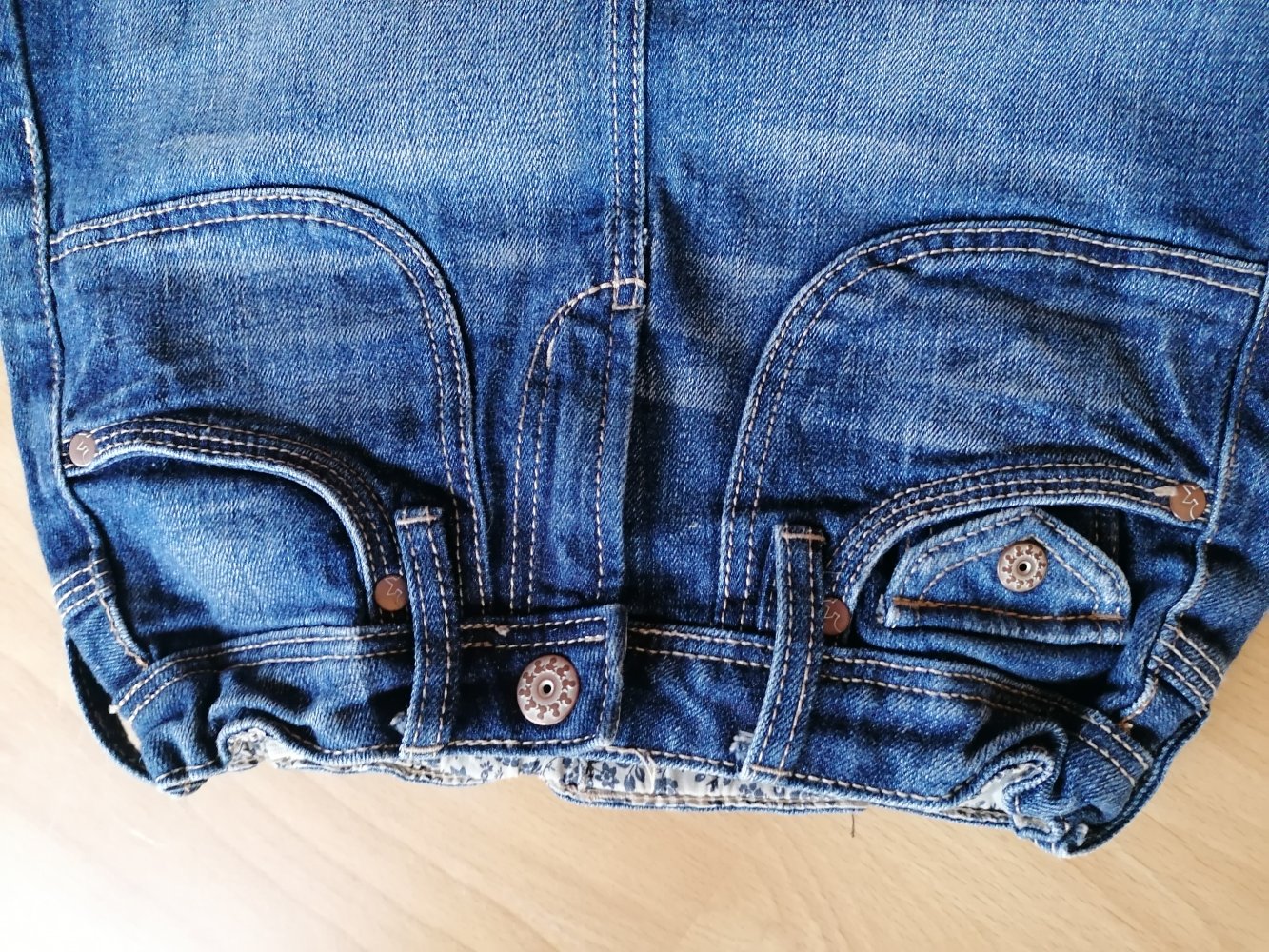 Schlichter Jeansrock Gr. 116