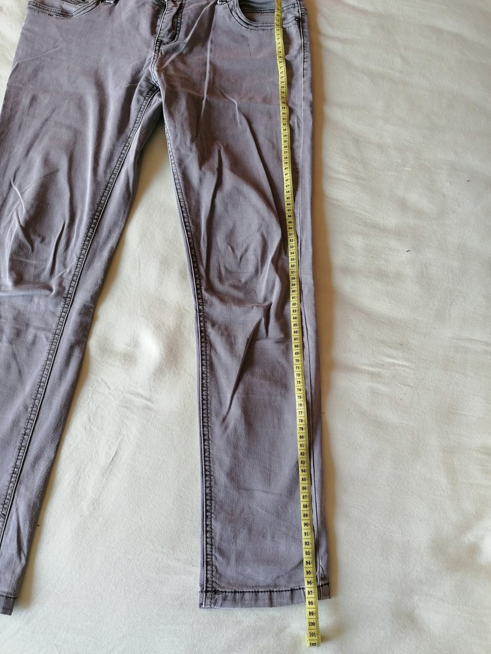 Multiblu: hellgraue Hose Gr. 40