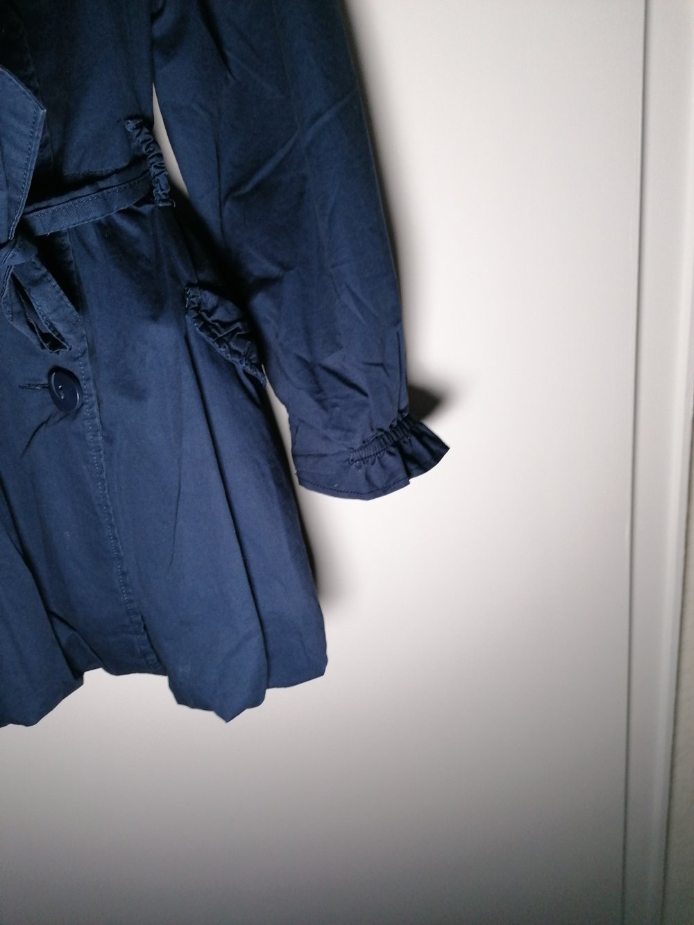 Dunnes: dunkelblauer leichter Mantel Gr. 134