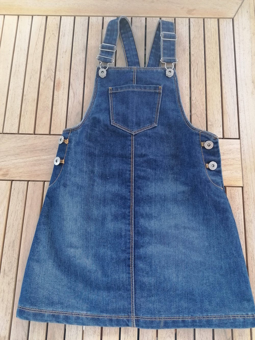 Okaidi: Jeanskleid, top Zustand. Gr. 128