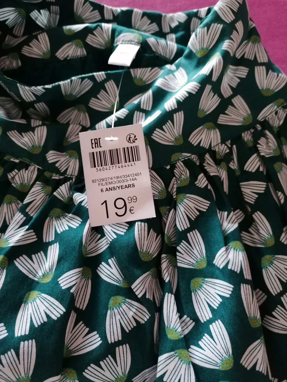 Okaidi: wunderschöner Faltenrock Gr. 116, neu!