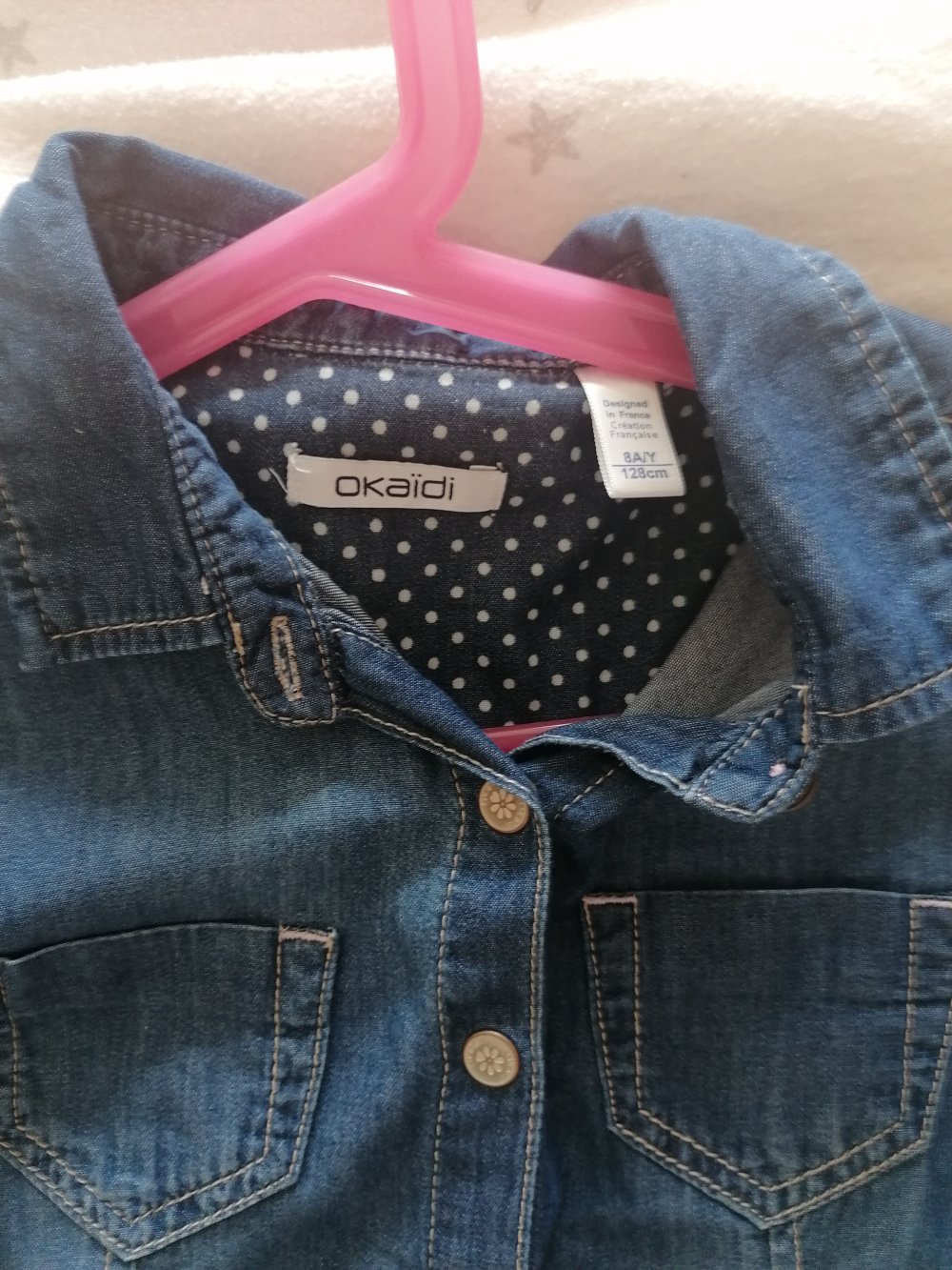 Okaidi: toller Jeansoverall Gr. 128, top Zustand