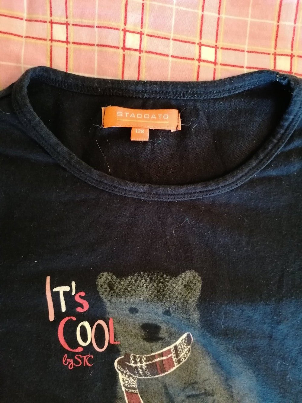 Staccato: Langarmshirt mit Bärenprint Gr. 128