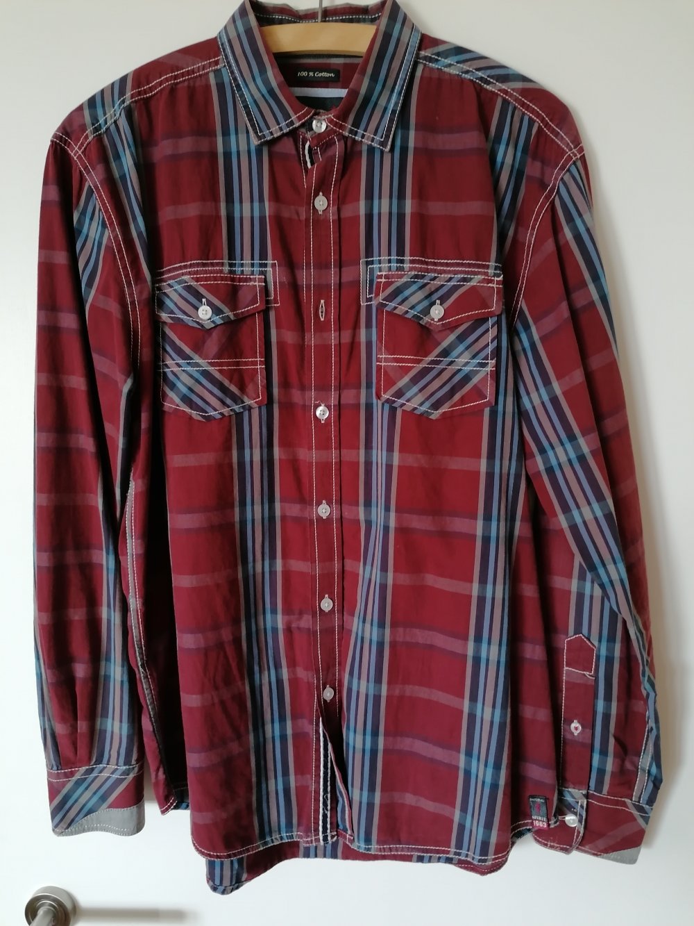 Red Wood: tolles kariertes Freizeithemd Gr. L