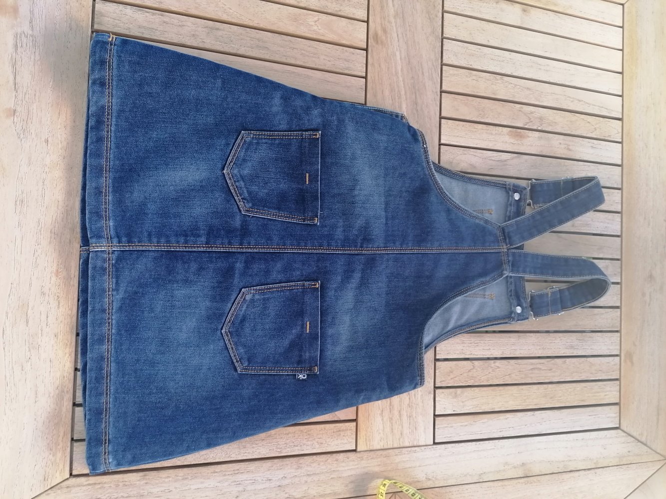 Okaidi: Jeanskleid, top Zustand. Gr. 128