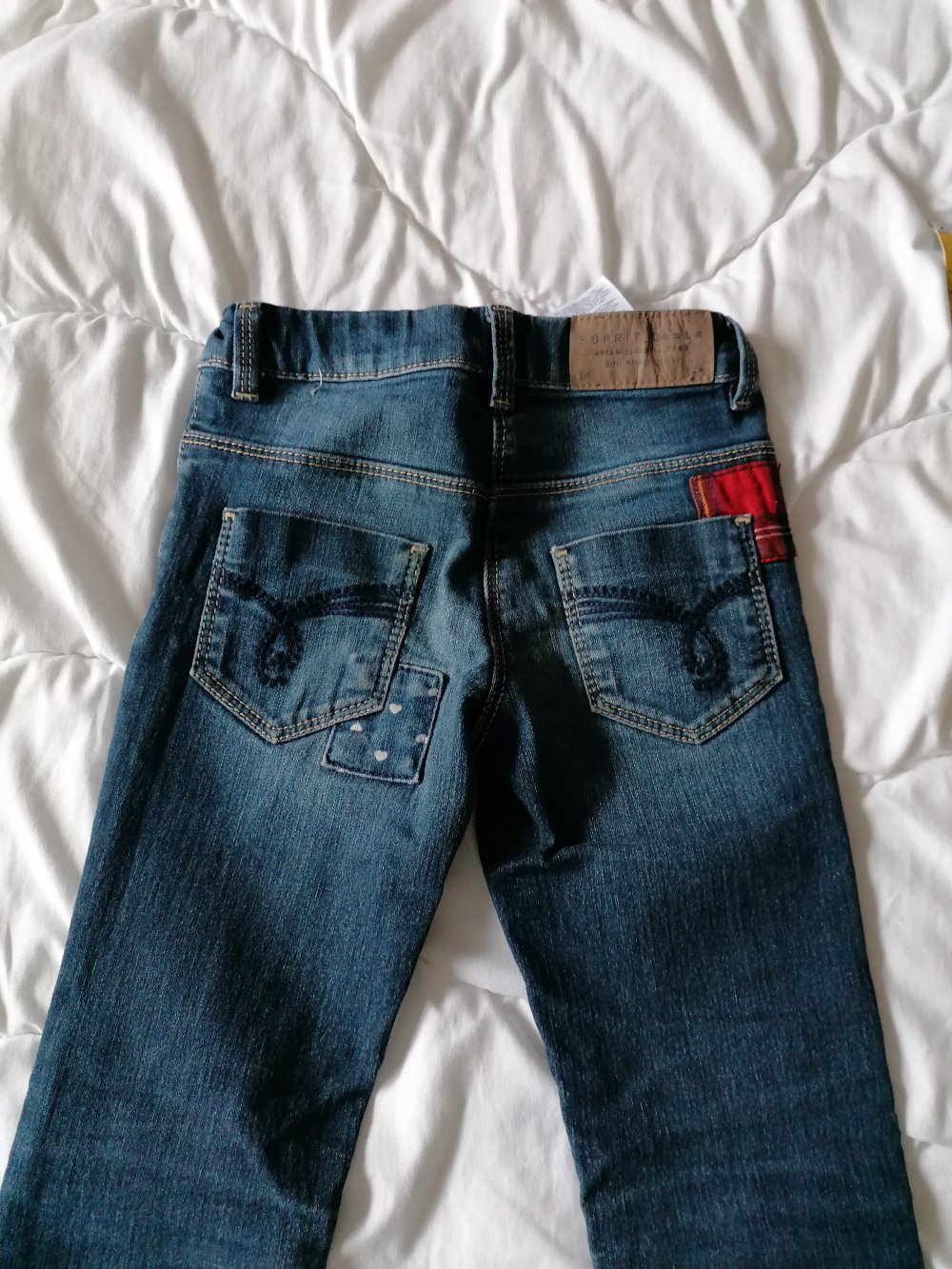 Esprit: tolle Jeans mit Patchwork-Details Gr. 122