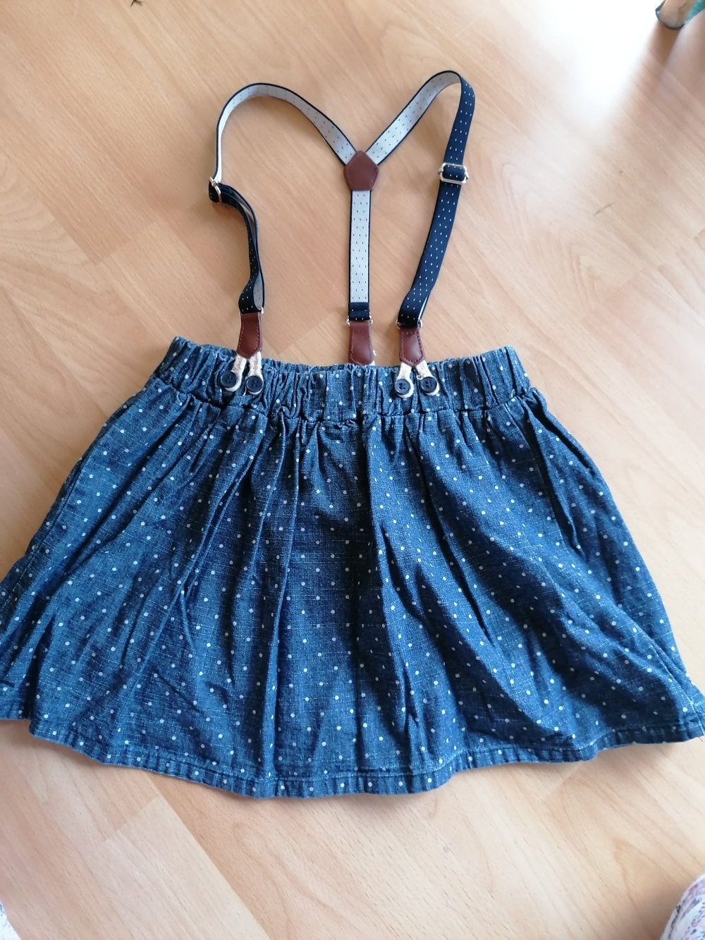 Young Dimension: Rock mit abnehmbaren Hosenträgern Gr. 122