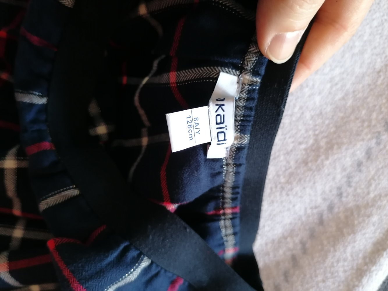 Okaidi: karierter Rock Gr. 128