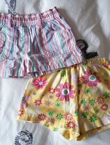 Bunte Shorts Gr. 122