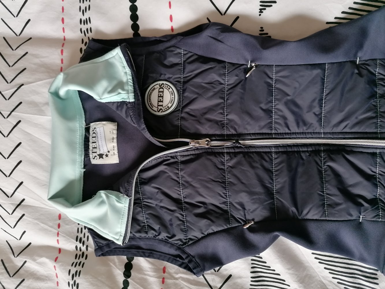 Steeds: dunkelblaue Reitweste Gr. 128