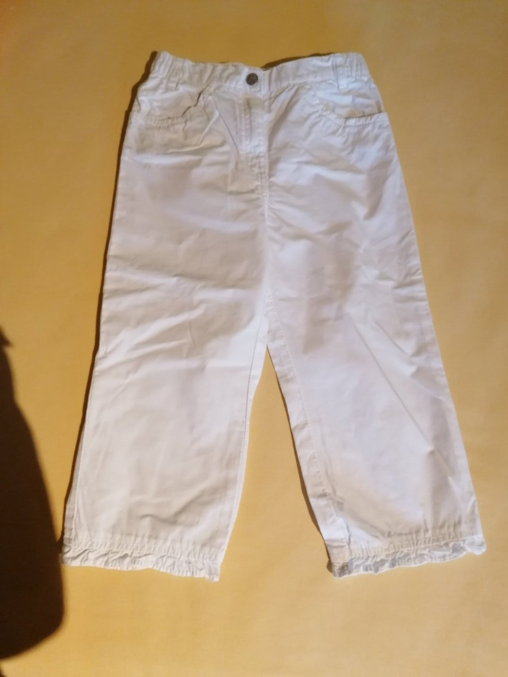 Palomino: weiße Dreiviertelhose Gr. 116