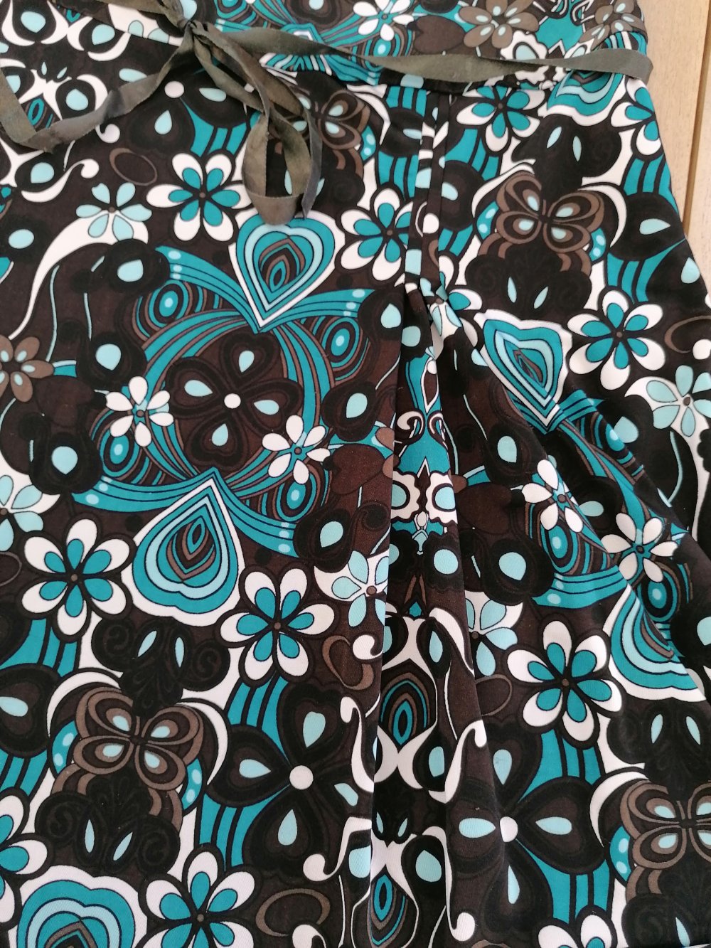 Street One: farbenfroher knielanger Rock Gr. 38