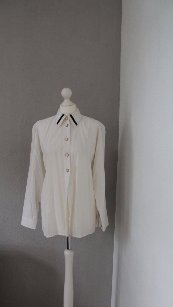 Vintage Bluse weiß 