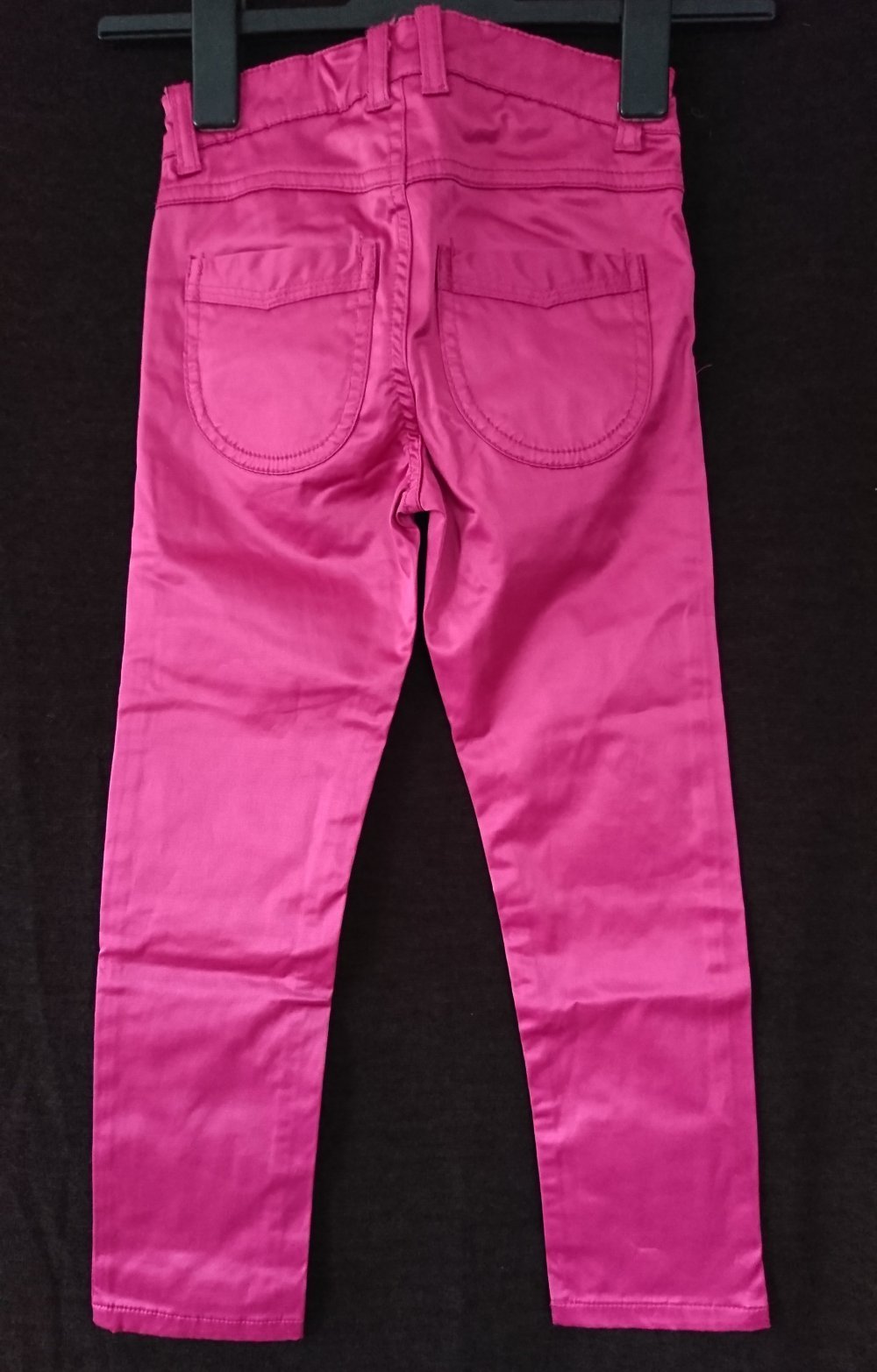 edle pinke Hose, H&M, Glanzsatin