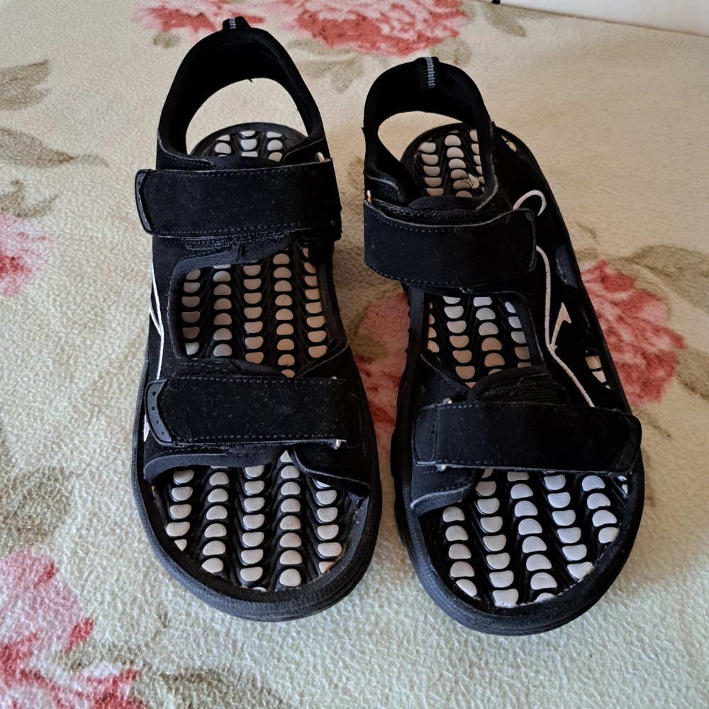 leichte Trekkingsandalen Herren schwarz Gr. 45 * kaum getragen